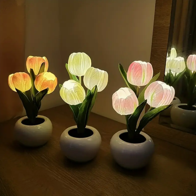 Tulip Simulation Night Light